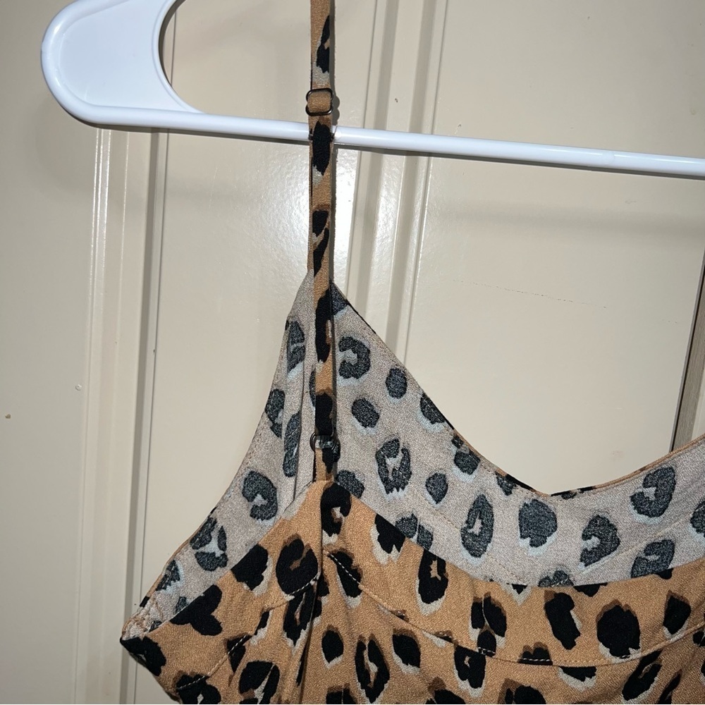 A New Day Cheetah/Leopard Print Tank Top Camisole Size Medium - Picture 6 of 7